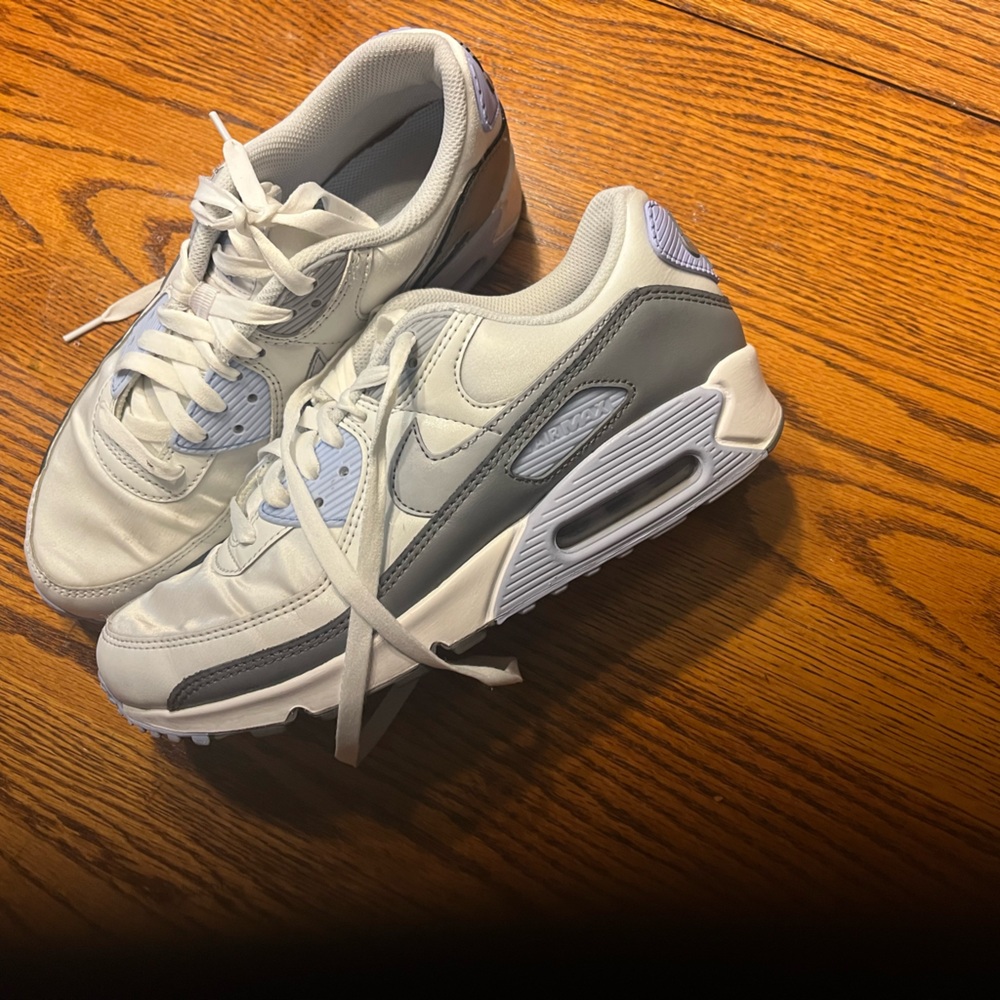 Nike Gray and White Athletic Shoes